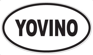 YOVINO - Oval Sticker