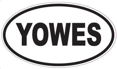 YOWES - Oval Sticker