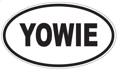 YOWIE - Oval Sticker