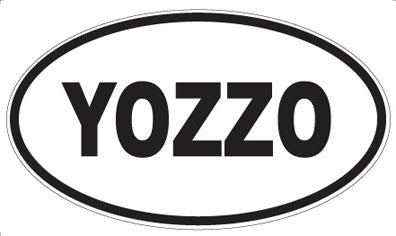 YOZZO - Oval Sticker