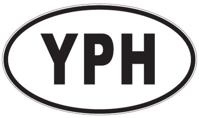 YPH - 3 Letter Initials Oval Magnet