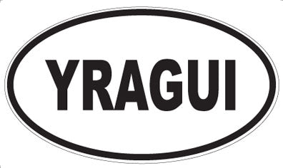 YRAGUI - Oval Sticker