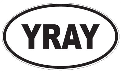 YRAY - Oval Magnet