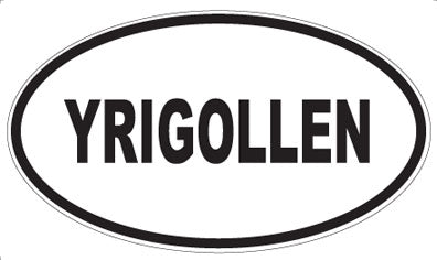 YRIGOLLEN - Oval Sticker