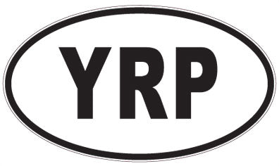 YRP - 3 Letter Initials Oval Magnet