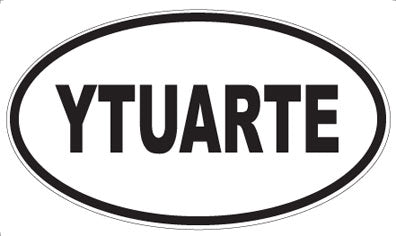 YTUARTE - Oval Sticker