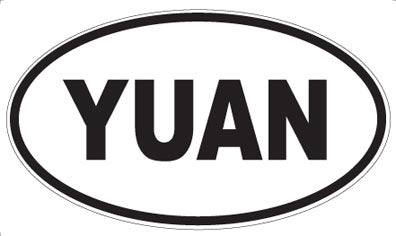 YUAN - Oval Magnet