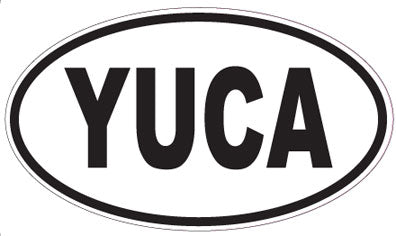 YUCA - Oval Sticker
