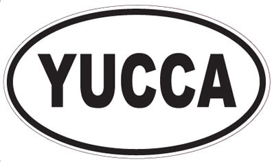 YUCCA - Oval Sticker