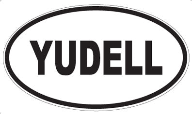 YUDELL - Oval Sticker