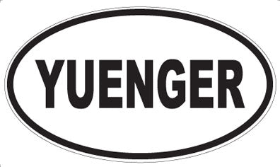 YUENGER - Oval Magnet