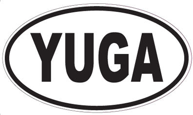 YUGA - Oval Sticker