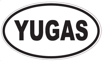 YUGAS - Oval Sticker