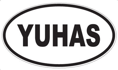YUHAS - Oval Sticker