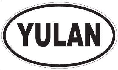 YULAN - Oval Sticker