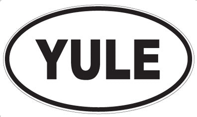 YULE - Oval Magnet