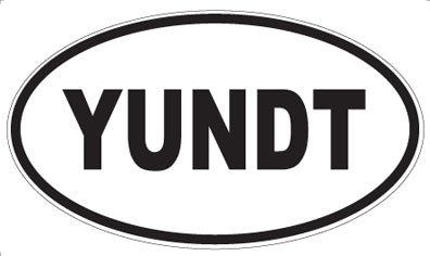 YUNDT - Oval Magnet