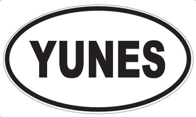 YUNES - Oval Magnet