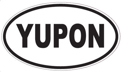 YUPON - Oval Sticker