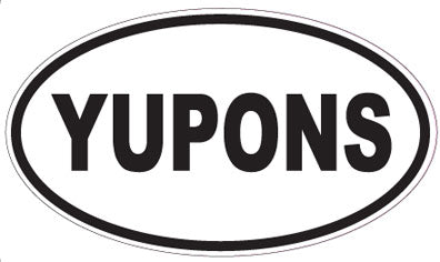 YUPONS - Oval Sticker