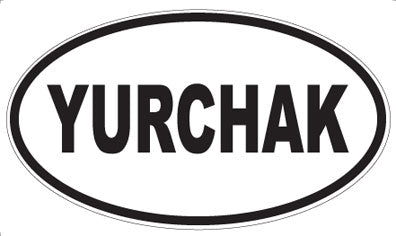 YURCHAK - Oval Sticker