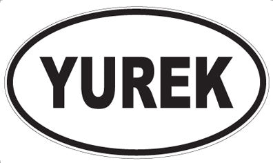 YUREK - Oval Sticker