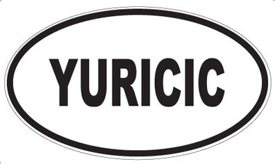 YURICIC - Oval Sticker