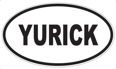 YURICK - Oval Sticker