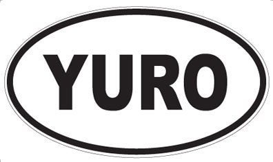 YURO - Oval Sticker