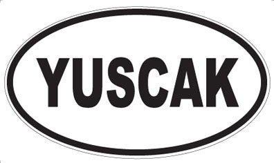 YUSCAK - Oval Magnet
