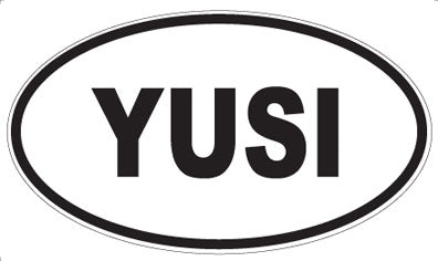YUSI - Oval Sticker