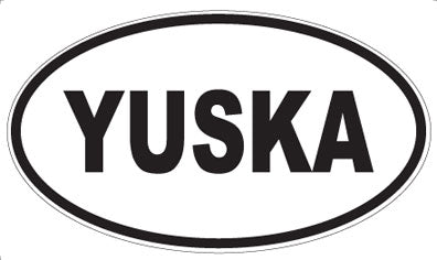 YUSKA - Oval Sticker