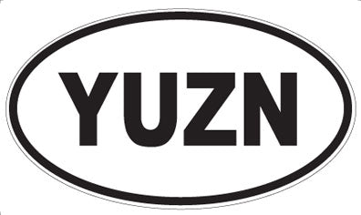 YUZN - Oval Sticker