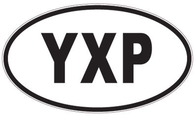 YXP - 3 Letter Initials Oval Magnet