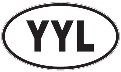 YYL - 3 Letter Initials Oval Magnet