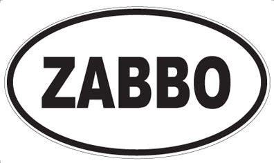 ZABBO - Oval Magnet