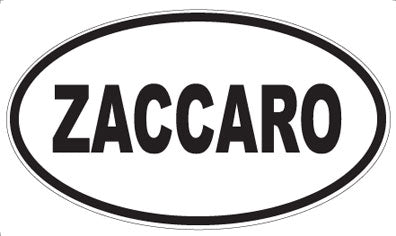 ZACCARO - Oval Magnet