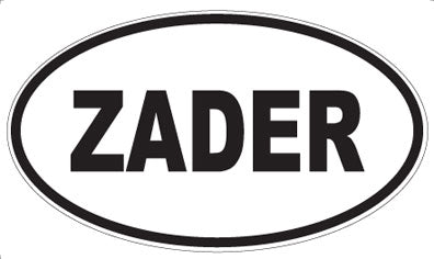 ZADER - Oval Magnet