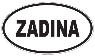 ZADINA - Oval Magnet