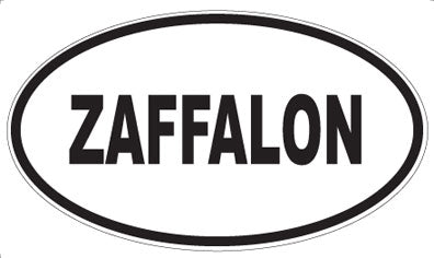 ZAFFALON - Oval Sticker