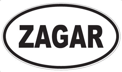 ZAGAR - Oval Sticker