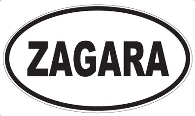 ZAGARA - Oval Sticker