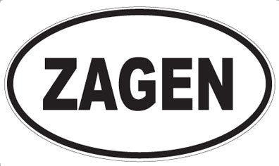 ZAGEN - Oval Sticker