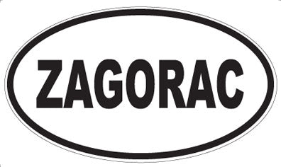 ZAGORAC - Oval Sticker