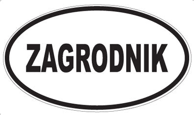 ZAGRODNIK - Oval Magnet