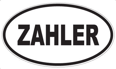 ZAHLER - Oval Magnet