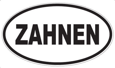 ZAHNEN - Oval Magnet