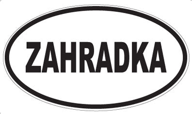 ZAHRADKA - Oval Magnet