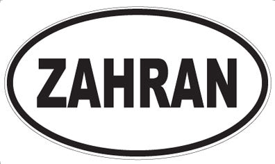 ZAHRAN - Oval Magnet