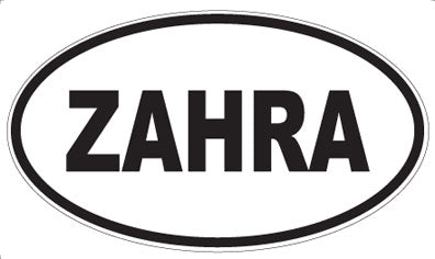 ZAHRA - Oval Magnet